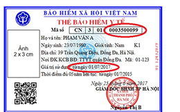 Không in mới, đổi thẻ BHYT từ năm 2019