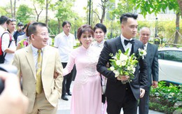 Nhan sắc mẹ chồng Diệp Lâm Anh gây chú ý trong đám cưới siêu sang