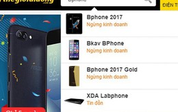 Thế Giới Di Động cũng đã phải ngừng bán Bphone 2017 dù mới chỉ hợp tác được chưa đến 10 tháng