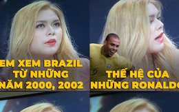 Cô nàng cổ động World Cup bị "ném đá" vì khoe xem Brazil từ năm 2000, thời còn... Pele