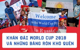 PHOTO STORY: Những băng rôn trên khán đài World Cup 2018 khiến ống kính không thể không lia tới