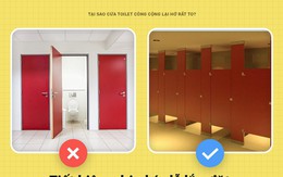 7 lý do vì sao cửa toilet công cộng phải để khoảng hở to đến "vô duyên ngược lối", ai cũng gật gù với điều thứ 3