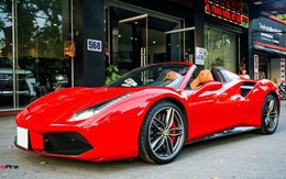 Ferrari 488 Spider "kí gửi" tại showroom xe cũ Hà Nội với giá ngang Mercedes-Maybach S500