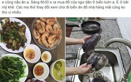 Đi du lịch Đà Nẵng, mẹ trẻ vẫn đều đặn 6h dậy đi chợ nấu cơm khiến chị em tranh cãi kịch liệt