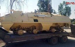 Quân đội Syria chiếm giữ hàng chục xe tăng của phe thánh chiến ở Daraa