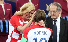 Nữ Tổng thống Croatia gây bất ngờ khi đạt con số vượt xa tiền vệ Modric