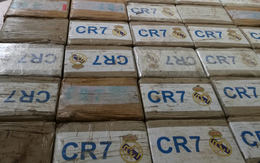 Phát hiện 270kg ma túy dán nhãn Ronaldo và logo Real Madrid