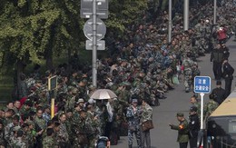 Khoảng 600 cựu binh Trung Quốc biểu tình vây trụ sở, quan chức cấp cao né không gặp