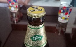 Vỏ bia Huda nhưng lại đóng nắp bia Halida