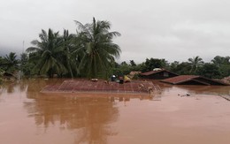 [VIDEO] Cả ngôi làng bị nước "nuốt chửng" sau khi vỡ đập thủy điện Lào