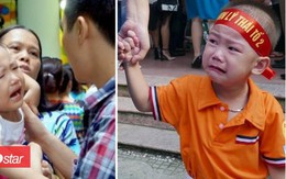 Cười hết nấc với gương mặt mếu máo của các nhóc tì lần đầu đi mẫu giáo