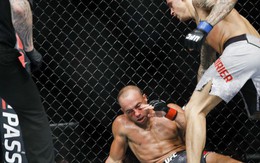 Tung liên hoàn đòn dài khó tin, võ sĩ người Mỹ "nhuộm đỏ" mặt cựu vương UFC
