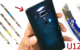 Video test độ bền của chiếc smartphone trong suốt HTC U12+