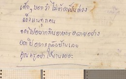 Nghẹn lòng khi đọc thư tay đội bóng Thái Lan gửi cho gia đình