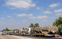 Xe bọc thép Israel rầm rập kéo về dải Gaza - Sắp bùng nổ chiến sự lớn?