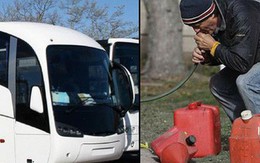 Úc: Toan hút trộm xăng, nhóm thanh niên móc nhầm ống vào bể phốt trên xe bus