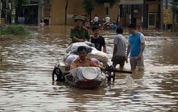 Mưa, ngập lụt nhiều nơi, Thanh Hóa sơ tán số lượng lớn dân