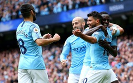 Thủ thành kiến tạo mở tỷ số, Man City thắng hủy diệt để "xưng bá" Premier League