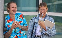 Justin Bieber buộc tóc gọn gàng, nắm tay bạn gái dạo phố ở Los Angeles