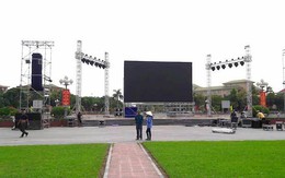 Lắp màn hình lớn tại quảng trường Hồ Chí Minh để người dân cổ vũ đội tuyển U23 Việt Nam