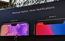 Huawei so sánh tai thỏ trên P20 với iPhone X và kết luận: "Rãnh phải nhỏ mới tốt"