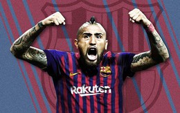 Chính thức: Arturo Vidal cập bến Barcelona