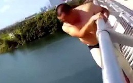 Biểu diễn nhảy cầu cao 25m xuống nước để quay clip đăng MXH, người đàn ông bị chấn thương nguy kịch
