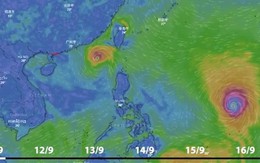 Dự báo thời tiết 11.9: Siêu bão Mangkhut và áp thấp nhiệt đới dồn dập tiến vào Biển Đông