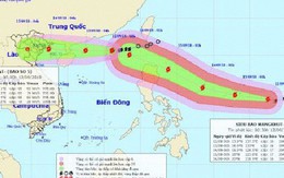 Bão số 5 tiến thẳng vùng biển Quảng Ninh - Nam Định, siêu bão Mangkhut "nối gót" vào biển Đông