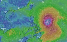 Siêu bão Mangkhut giật cấp 17 đang hướng vào biển Đông