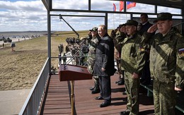 Ảnh: Tổng thống Putin xuất hiện tại cuộc tập trận lớn nhất của Nga
