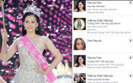 Vừa đăng quang ít phút, hàng loạt Facebook giả mạo Hoa hậu Trần Tiểu Vy đã xuất hiện tràn lan