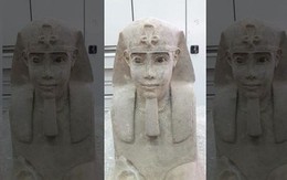Tượng nhân sư 2.000 năm tuổi ẩn trong ngôi đền cổ Ai Cập