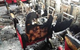 Cháy ở UBND xã thiệt hại 300 triệu đồng, báo cáo 580 triệu đồng
