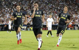 Ronaldo nhận thẻ đỏ, Juventus vẫn giành trọn 3 điểm ngay trên sân của cường địch