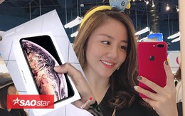 Đã có sao Việt đầu tiên sở hữu iPhone Xs Max vừa mới bán ra sáng nay