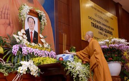 Tăng ni, phật tử TP HCM cầu nguyện, tưởng niệm Chủ tịch nước Trần Đại Quang