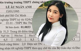 Lộ bảng điểm tốt nghiệp và thành tích học tập của Lê Âu Ngân Anh