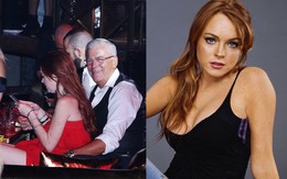 Lindsay Lohan bị bắt gặp cặp kè với người lạ mặt đáng tuổi ông