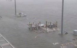 Sân bay Kansai Nhật Bản ngập trong biển nước khi siêu bão Jebi đổ bộ