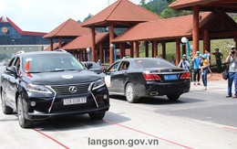 Khách Trung Quốc chính thức được tự lái xe vào Lạng Sơn du lịch