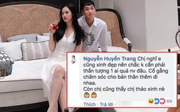 Bị so sánh nhan sắc với tình cũ tin đồn của Trọng Đại, Huyền Trang đáp trả cực xéo xắt