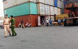 Tài xế bị thùng container đè chết ở Sài Gòn