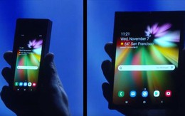 Smartphone màn hình gập của Samsung đỏng đảnh xuất hiện, chỉ khoe tí thôi chứ chưa có hàng chuẩn đâu