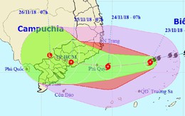 Bão số 9 đang chếch về phía Nam, TP.HCM chỉ đạo khẩn