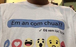 Không còn là tin nhắn, câu tán gái kinh điển 'Em ăn cơm chưa' đã trở thành quote và được in hẳn lên áo thun!