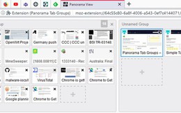 Giao diện mới của Chrome sẽ có thêm tính năng nhóm tab và thanh cuộn tab