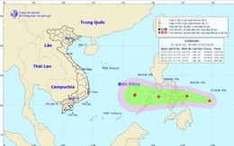 Xuất hiện áp thấp nhiệt đới gần Biển Đông, khả năng mạnh lên thành bão