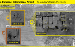 Lộ ảnh vệ tinh mới nhất vụ Israel tấn công Syria: Nhiều tổ hợp phòng không Syria tan nát