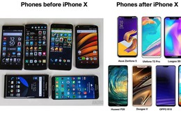 Hai bức ảnh cho thấy Apple ảnh hưởng quá lớn đến điện thoại Android